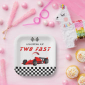 レースカーレース誕生日パーティナプキンス ペーパープレート (パーティー)