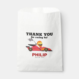 レースカーレース誕生日パーティーフェイスバッグ フェイバーバッグ