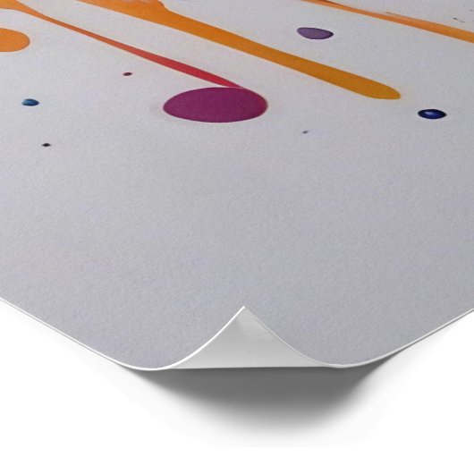 レースカー保または自分のデザイン ポスター (角)