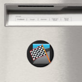 レースカー国旗 マグネット (インサイチュ (食洗機))