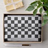 レースカー市松模様に国旗 薄葉紙 (ギフト)