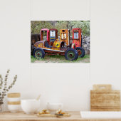 レースカー最終ピッストップト ポスター (キッチン)