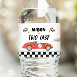 レースカー燃料ヴィンテージレーシングレッドボーイ誕生日 ペットボトルラベル