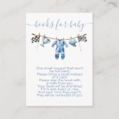 レースカー物干し本ベビー エンクロージャーカード (正面)