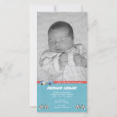 レースカー誕生のお知らせ 案内状 (正面)