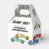 レースカー誕生日お気に入りボックス フェイバーボックス (裏面サイド)