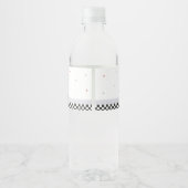 レースカー誕生日ウォーターボトルラベル ペットボトルラベル (裏面)