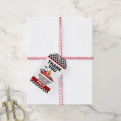 レースカー誕生日パーティーありがとう好意ギフトラベル ギフトタグ (より糸付き)