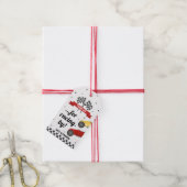 レースカー誕生日パーティー好意ギフトラベル ギフトタグ (より糸付き)