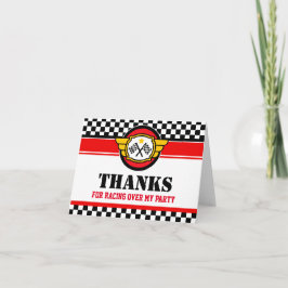 レースカー誕生日パーティー カード