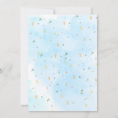 レースカー誕生日パーティー 招待状 (裏面)