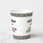 レースカー誕生日パーティー 紙コップ (右)