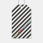 レースカー誕生日メッセージカード ギフトタグ (裏面)