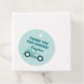 レースカー誕生日メッセージカード フェイバータグ (インサイチュ)