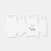 レースカー誕生日招待状、ファーストワン誕生日 フェイバーボックス (折り畳みなし)