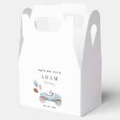 レースカー誕生日招待状、ファーストワン誕生日 フェイバーボックス (オープン)