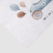 レースカー誕生日招待状、ファーストワン誕生日 薄葉紙 (詳細)