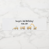 レースカー誕生日 ペットボトルラベル (シングルラベル)