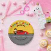 レースカー運転手 ペーパープレート (パーティー)