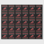 レースカー醜いクリスマスセーター ラッピングペーパー (フラット)