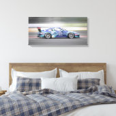 レースカー キャンバスプリント (インサイチュ (寝室))