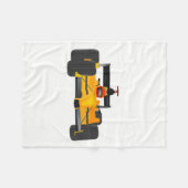 レースカー フリースブランケット (正面(横))