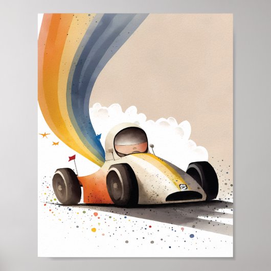 レースカー ポスター (正面)