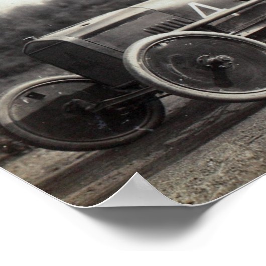 レースカー ポスター (角)