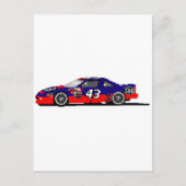 レースカー ポストカード (正面)