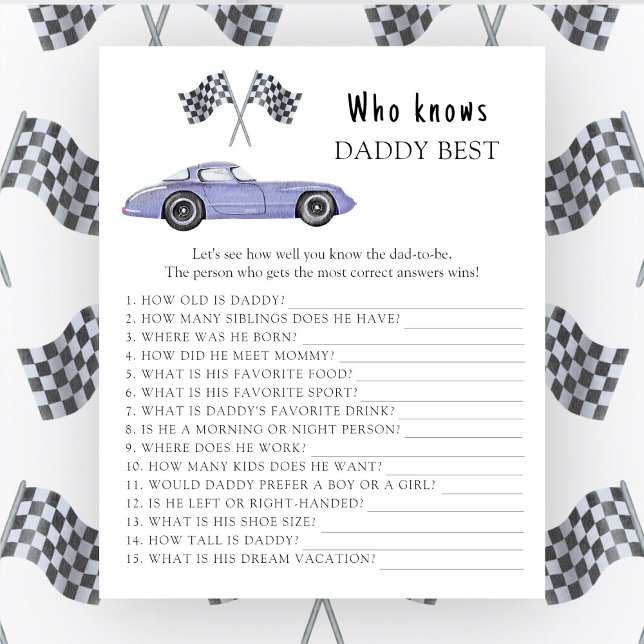 レースカー – 誰がパパのゲームを知っ最高のている (クリエイターアップロード済み)