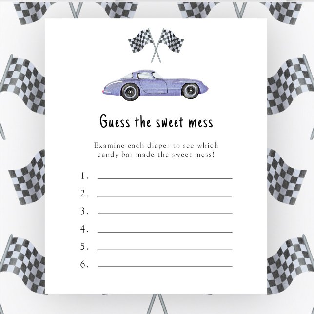 レースカー – Guess the Sweet Mess game (クリエイターアップロード済み)