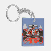 レースカー – RAIN MASTER キーホルダー (正面左)