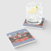 レースカー – RAIN MASTER ストーンコースター (横)