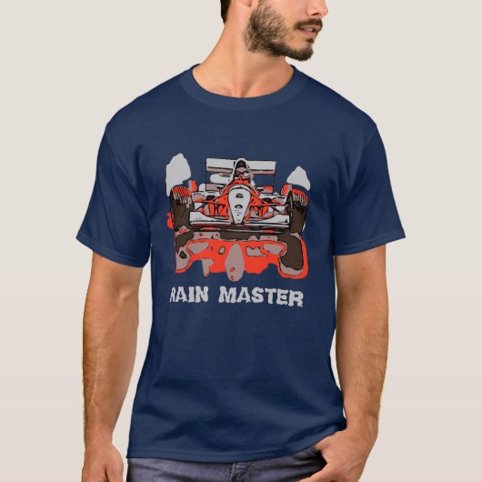 レースカー – RAIN MASTER Tシャツ (正面)
