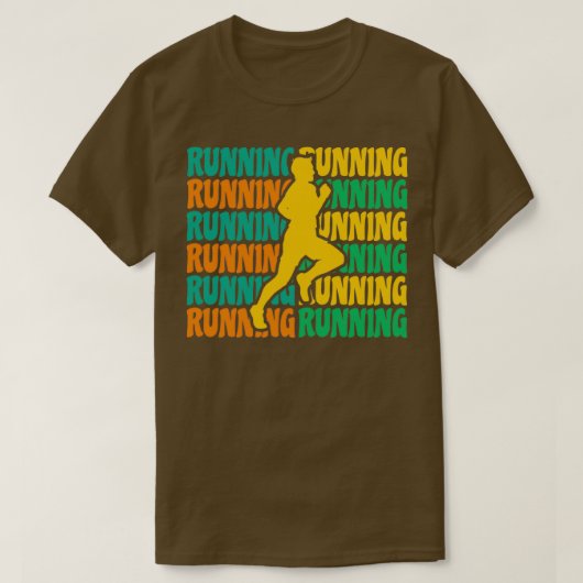 レースギフト走ヴィンテージレトロ Tシャツ (デザイン正面)