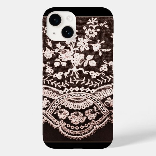 レースグランジ生地 Case-Mate iPhoneケース (裏面)
