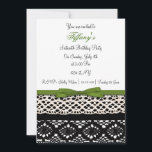 レースグリーンダマスクSweet sixteenパーティの招待状 招待状<br><div class="desc">トレンディーsweet sixteenパーティの招待状、簡単にカスタマイズ可能なカッコいいお尻とクリック!カスタマイズ! "it"追加オプションの追加、変更、削除、サイズ変更、再着色、再スタイリング、文字とイメージ</div>