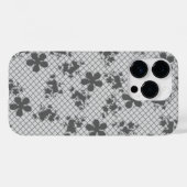 レースグレーフローラサムスンギャラクシーS6、タフ Case-Mate iPhoneケース (裏面 (横))