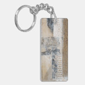 レースコラージュI キーホルダー (正面左)