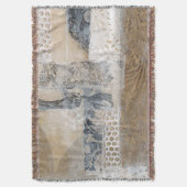 レースコラージュI スローブランケット (正面縦)