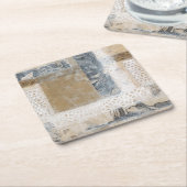 レースコラージュII スクエアペーパーコースター (アングル)