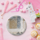 レースコラージュII ペーパープレート (パーティー)