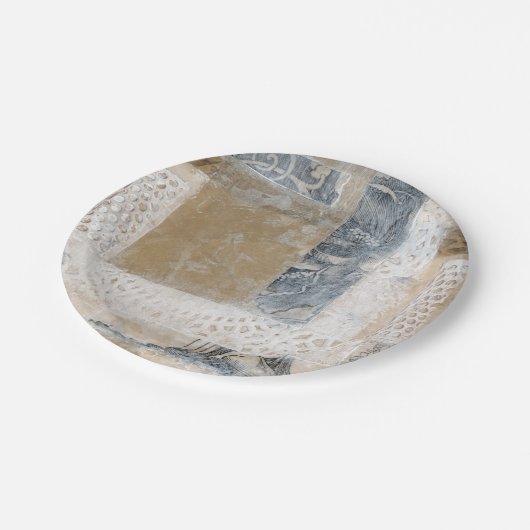 レースコラージュII ペーパープレート (アングル)