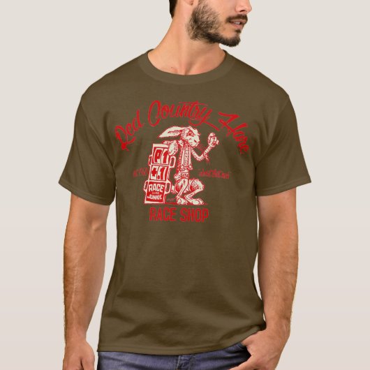 レースジャンキー – RED COUNTRY HARE Race Shop - RCH Tシャツ (正面)