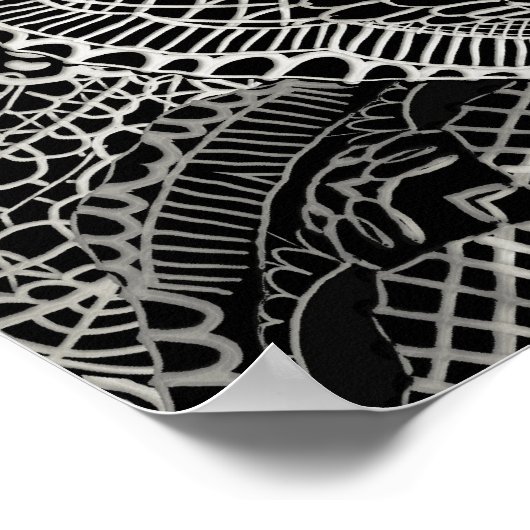 レーススカル ポスター (角)