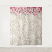 レーススタイルの背景 タペストリー (正面)