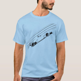レースストライプ Tシャツ
