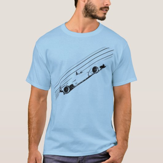 レースストライプ Tシャツ (正面)