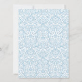 レースズ結婚リングや輪招待状 招待状 (裏面)