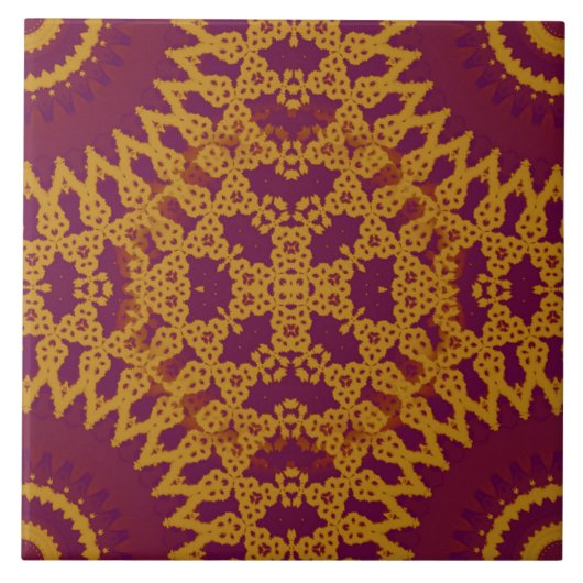 レースセラミックタイル タイル (正面)